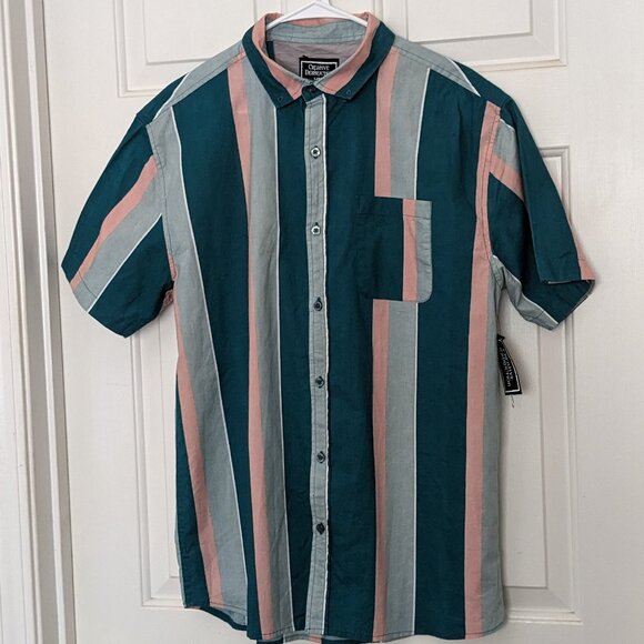 CREATIVE DESTRUCTION  Casual Shirts Men's Size Large Multi-Color - Picture 1 of 6